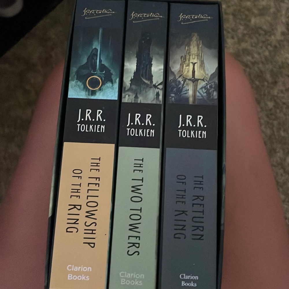 the lord of the rings books!